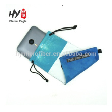 Usine produisant la poche de verre de microfiber de catégorie supérieure de chamois de doux, textile pour des lunettes de soleil, douille de microfiber